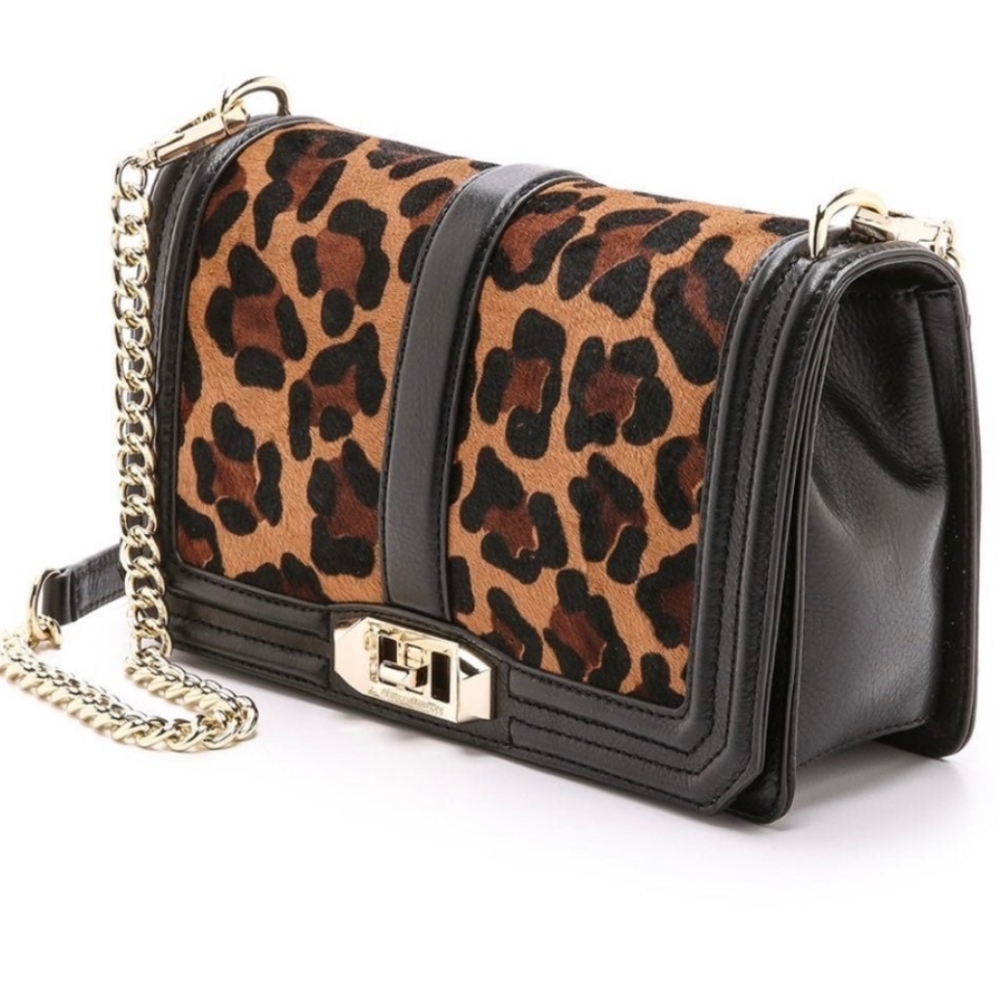 Rebecca Minkoff Love Leopard Hair Calf Bag